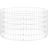 Okrogel gabion pocinkano jeklo Ø100x50 cm, (20767009) | Shoptok.si