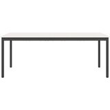  Stol za objedovanje Bijelo 200 x 100 x 75 cm Čvrsto borovo drvo | shoptok.hr