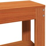  Konstrukcija postelje 2 pcs Voskast rjav Masivno borovo les, (5000121199) | Shoptok.si