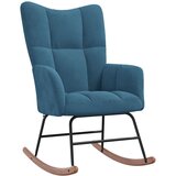 The Living Store Gugalni stol moder žamet - Gugalni Stol, (21420599) | Shoptok.si