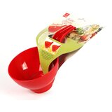 Bormioli Rocco Lijak, lij široko grlo za vlivanje 14cm / rdeč / pvc, (5000200101) | Shoptok.si