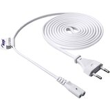 Akyga tok adapterski kabel [1x evropski moški konektor - 1x ženski konektor za manjše naprave C7] 1.50 m bela, (20519062) | Shoptok.si