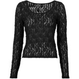 Vero Moda Topi & Bluze VMFLORA LS 2-WAY LACE Črna Cene