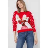 Vero Moda Pulover ženski, rdeča barva, | Shoptok.si