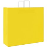  Papirnate vrećice 250 kom s ručkama žute 54x15x49 cm | Eponuda.ba