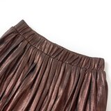  Dječja suknja sa šljokicama boja konjaka 128 | shoptok.hr