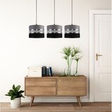  Luster na sajli CORAL 3xE27/60W/230V crno-siva | Eponuda.com