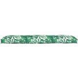 vidaXL Zunanja Blazina Vzorčna lista Bombaž, Poliester 150 x 40 x 8 cm | Shoptok.si