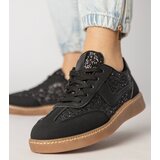 D/CEO Black sporty sneakers with chunky sole Klarris | Shoptok.si
