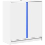  Komoda s LED svjetlima bijela 77x34x85 cm konstruirano drvo | shoptok.hr