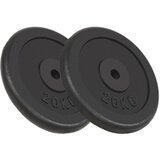  Uteži 2 kosa 2x20 kg lito železo | Shoptok.si