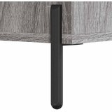  Komoda boja hrasta sonome 34,5x32,5x90 cm konstruirano drvo | shoptok.hr