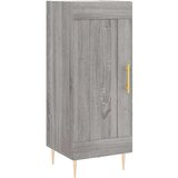 vidaXL Komoda siva sonoma 34,5x34x90 cm inženirski les | Shoptok.si