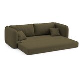 Micadoni Zelena raztegljiva sedežna garnitura 225 cm Dormi – | Shoptok.si