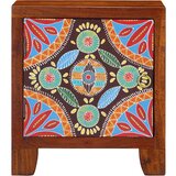 vidaXL Noćni ormarić 40x30x45 cm puno drvo bagrem | shoptok.hr