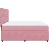 vidaXL Krevet s oprugama i madracem ružičasti 180x200 cm baršunasti | shoptok.hr