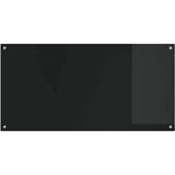  Kuhinjski zid 2 pcs Crna 120 x 60 cm Staklo otporno na udarce | Shoptok.si