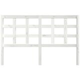 Posteljno vzglavje belo 156x4x100 cm trdna borovina, (20643752) | Shoptok.si