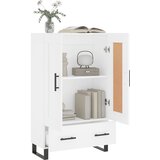  Visoka komoda bijela 69,5 x 31 x 115 cm od konstruiranog drva | shoptok.hr
