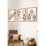 WALLXPERT Myk3001-1 Višebojna Dekorativna Okvirna MDF Slika (3 Komada) | Eponuda.com