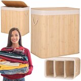  Košara za rublje od bambusa svijetlosmeđa | shoptok.hr