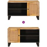 TV ormar s pohranom Smeđa 80 x 33 x 46 cm Čvrsto drvo manga | shoptok.hr