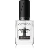 Catrice Allround podlaga za lak za nohte 2 v 1 transparenten (M)transparentna (F)transparentno (N) 10.5 ml Cene