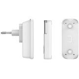 solight 1L67 - Bežični zvončić za utičnicu 230V IP56 beo | Eponuda.com