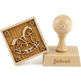 folkroll Rocking Horse pečat za piškote, 55 x 55 mm Cene