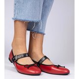 D/CEO marka niezdefiniowana Red women's ballet flats with bow Mansy | ePonuda.com