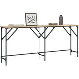  The Living Store Konzolna mizica sonoma hrast 180x29x75 cm inženirski les - Konzolna Mizica, (21453440) | Shoptok.si