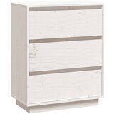 Maison Chic Komoda - Predalnik bela 60x34x75 cm trdna borovina, (21716351) Cene