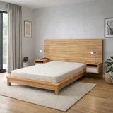 krevet od masivnog hrasta 2000 x 1600 x 320 mm prirodna boja hrasta