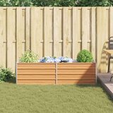  Vrtna visoka greda Svetlo rjava 160 x 40 x 45 cm, (5000287747) | Shoptok.si