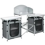  Zložljiva kamping kuhinja s torbo za prenašanje, aluminijasta potovalna kuhinja | Shoptok.si