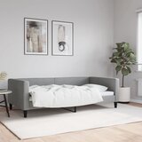  Dnevni ležaj svjetlosivi 100x190 cm tkanina | shoptok.hr