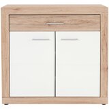 XORA KOMODA, bela, barve hrasta | Shoptok.si