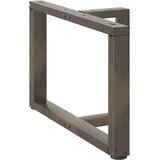  Noge za klub stolić T-oblika 2 kom Crne 70x25x(42-43) cm Čelik | Eponuda.com