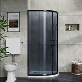 STIL tuš kabina S131G blue/grey, polukružna, 80x80x195 cm | shoptok.hr