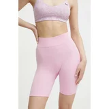 Guess Kratke hlače ženske, roza barva, V4GD04 Z3CC0