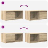 vidaXL TV ormarići 2kom boja hrasta 60x31x25,5 cm konstruiranog drva | shoptok.hr