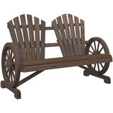  Vrtni dvosjed Adirondack od masivne jelovine | shoptok.hr