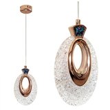 Toolight Viseća Kristalna Lampa LHJ109-1CP LIGHT ROSE GOLD | shoptok.hr