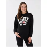 LC Waikiki Crew Neck Mickey Mouse Printed Long Sleeve Maternity Sweatshirt.