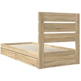  Krevet s od storage Sonoma hrast 90 x 200 cm Konstruirano drvo | shoptok.hr
