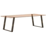  Noge za blagovaonski stol U-oblik 2 kom Prirodni čelik 90 x (72-73) cm Čelik | Eponuda.com