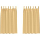  Zavjese za blackout s prstenovima 2 kom. Bež 175 x 140 cm | shoptok.hr
