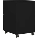  Premična omara za dokumente črna 39x45x60 cm jeklo, (20705437) | Shoptok.si