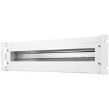 Schrack DAB34811 - 19-palčni montažni nosilec z DIN letvijo - višina 3U, RAL 7035 | Shoptok.si
