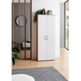 XORA omara za čevlje bela, hrast artisan | Shoptok.si